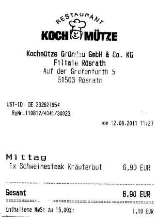nmbt H�ffner Kochm�tze Restaurant
